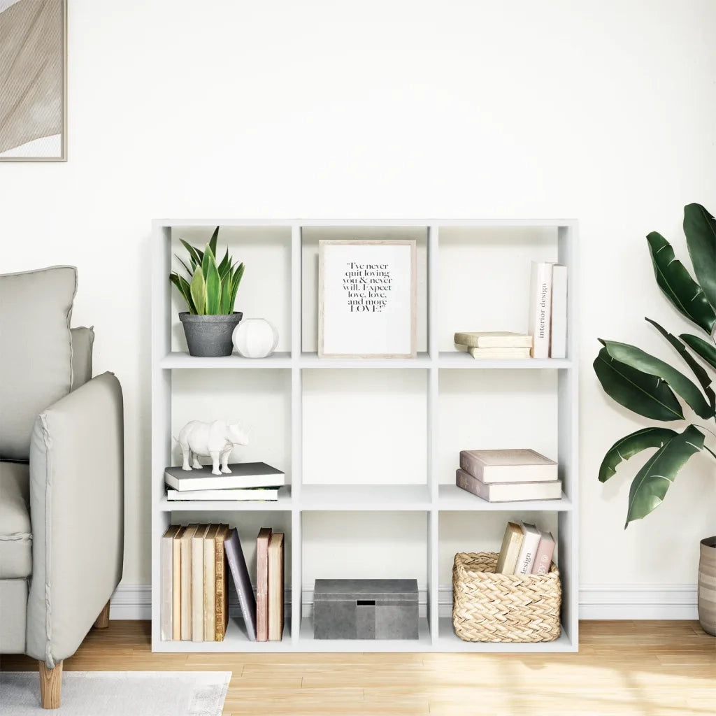 vidaXL Libreria Divisorio Bianca 102x29x103,5 cm in Truciolato