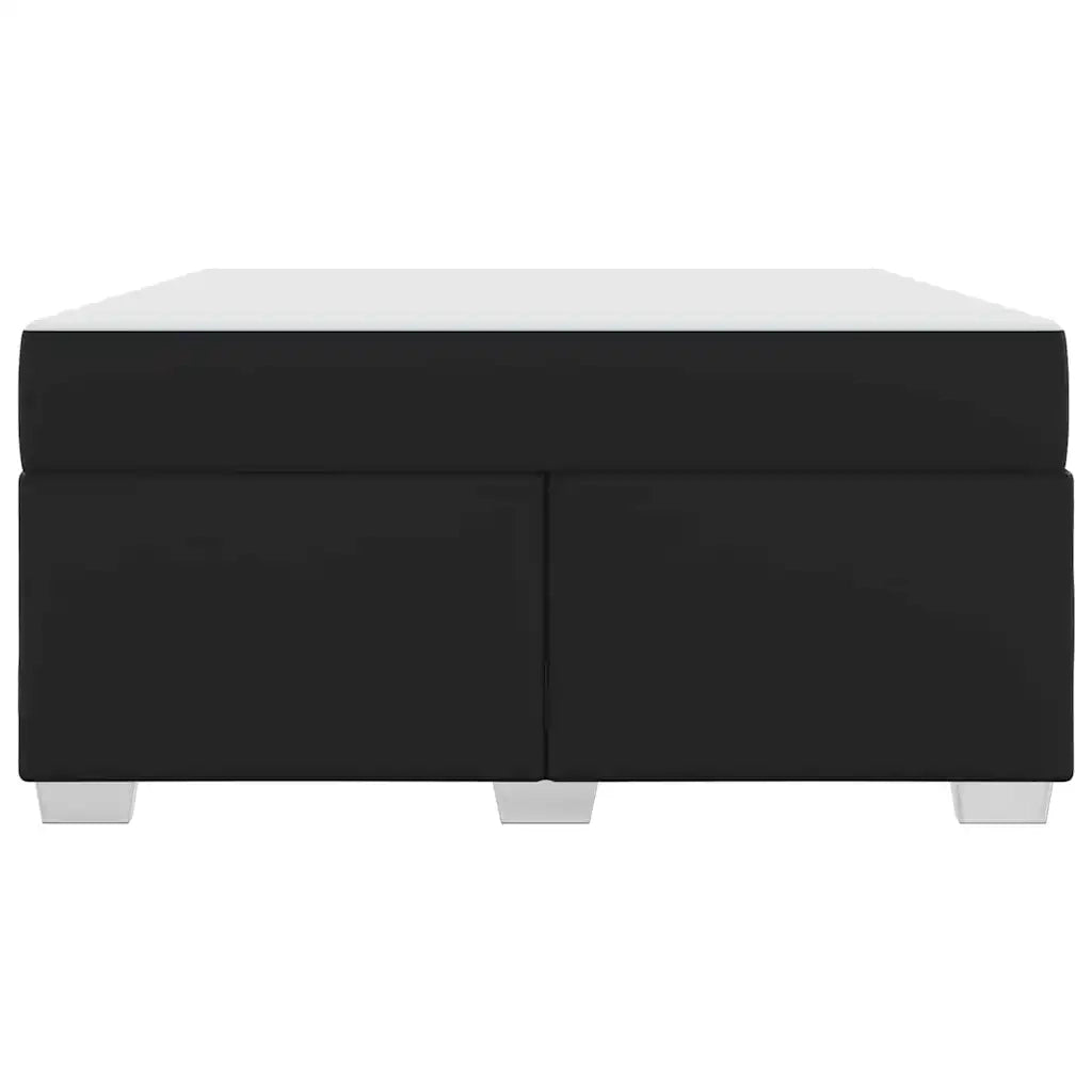 vidaXL Struttura del letto Nero 140 x 200 cm Pelle sintetica