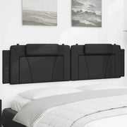Cuscino Testiera Viana Nero 200 cm in Similpelle 374814