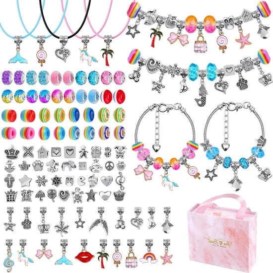 Kit per creare gioielli - DIY gioielli - per adulti e bambini - ragazze e donne - kit per fare gioielli DIY - gioielli fatti a mano