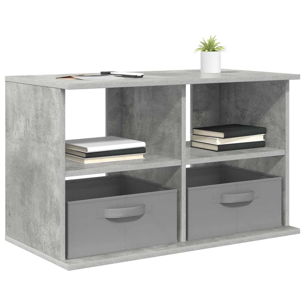 Supporto TV con cassetto-Credenza per TV-Mobile TV Grigio cemento 79 x 40 x 48 cm