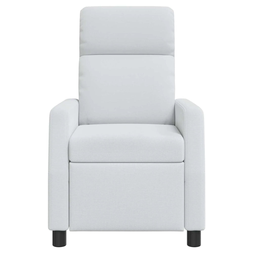 Divano Sedia-Poltrona reclinabile Bianco Tessuto 727182