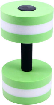 Attrezio per allenamento acquatico manubri sport fitness - Pesi per piscina cinture di allenamento esercizi barra per mano aerobica - Colore verde