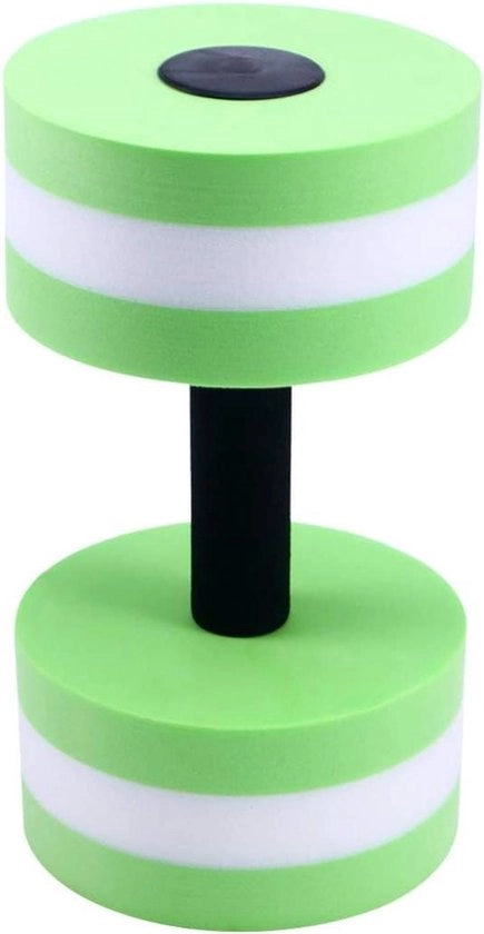 Attrezio per allenamento acquatico manubri sport fitness - Pesi per piscina cinture di allenamento esercizi barra per mano aerobica - Colore verde