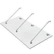 Vordach in Vetro Temperato e Acciaio Inox ¨C Zephmum ¨C 200x90cm