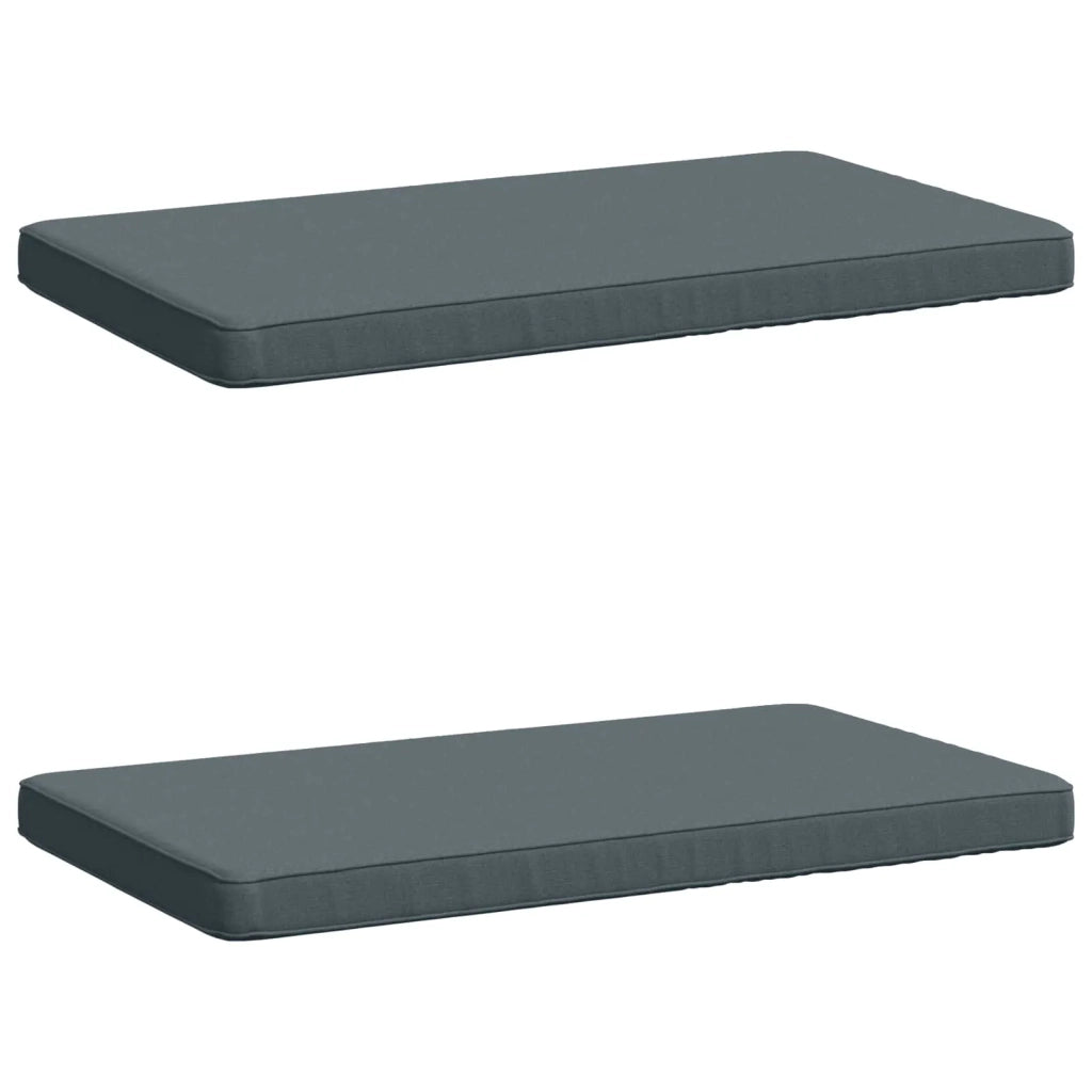 Cuscini per Panchina a 2 Pezzi VUGHT 2 pz 100% Poliestere Blu 951701