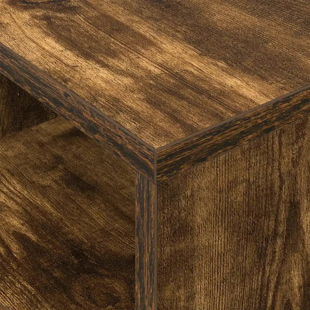Tavolino 2 pcs Rovere fumé 30,5 x 30 x 45 cm Legno multistrato