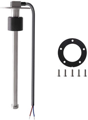 Sistema di alimentazione per carburante 450 mm - Acciaio inossidabile - Sensore di livello 0-190 ohm - Cappotto marino - Livello dell'acqua - Resistente alla corrosione - Contatore del carburante