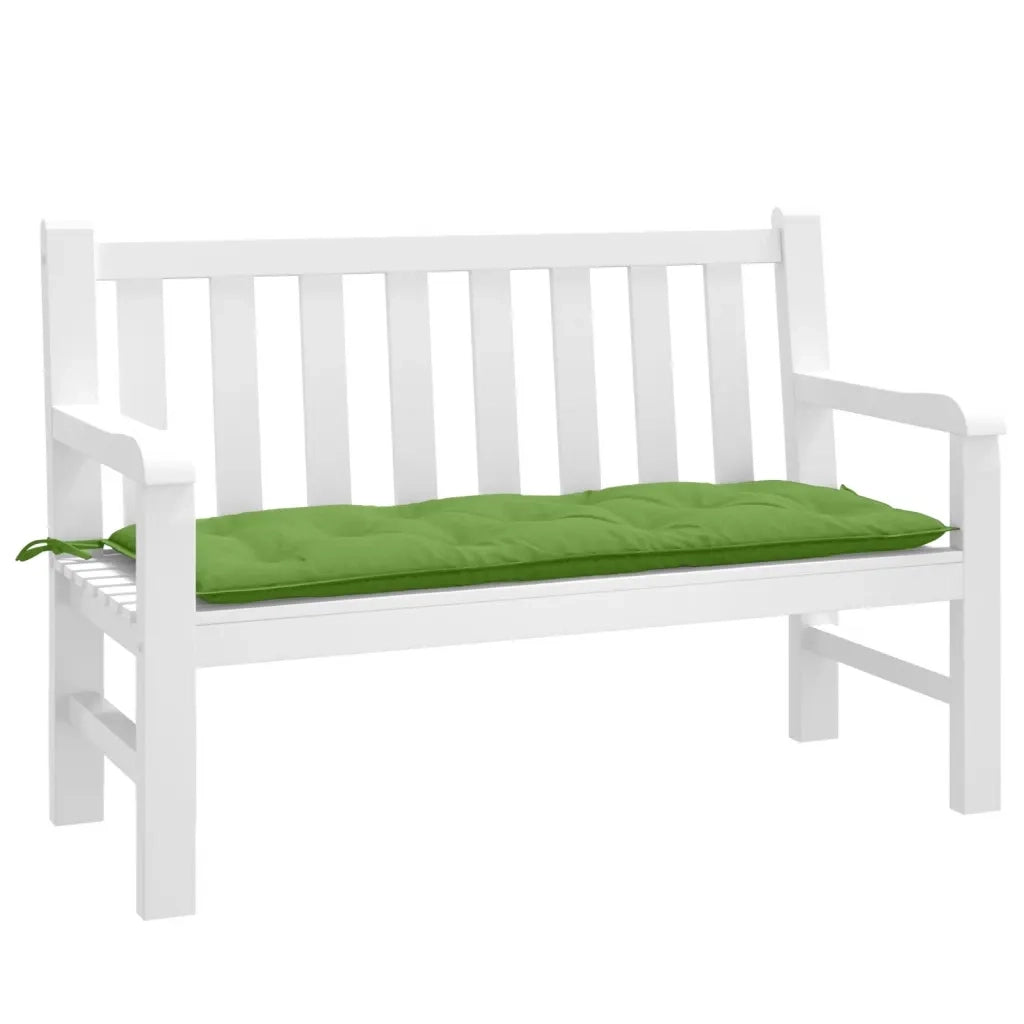 Cuscino per Panca da Giardino-Cuscini per panchina da esterno Verde M¨¦lange 120x50x7cm Tessuto