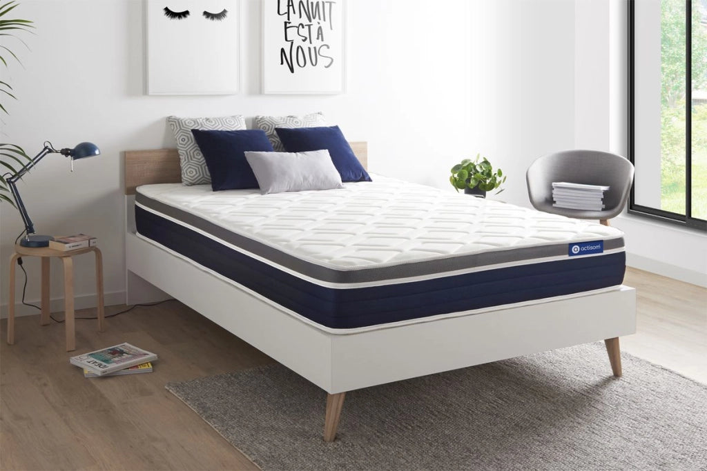 Materasso matrimoniale Actilatex confort 140x220cm - Spessore : 26cm - Lattice e memory foam - Moderatamente rigido