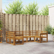 Set di divani da esterno 6 pcs Naturale
