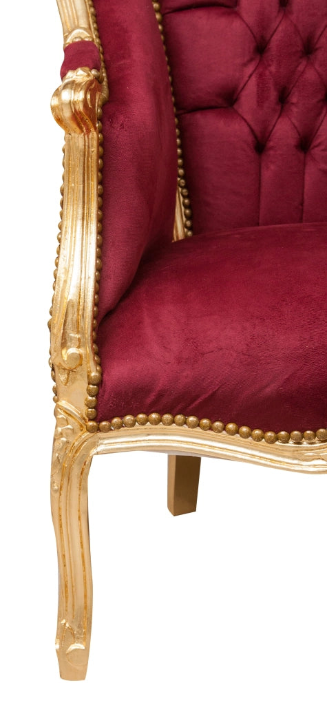 Biscottini Poltrona stile francese Luigi XVI legno massello di faggio XVI, faggio,