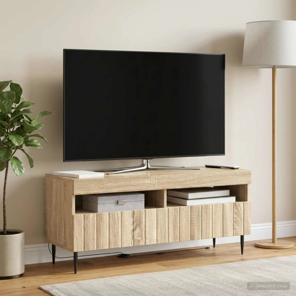 Mobile TV LED Rovere Sonoma Legno ingegnerizzato 896547