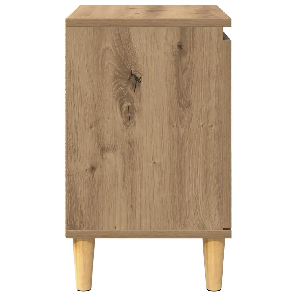 Armadio da Notte Rovere artigianale 40 x 30 x 50 cm 875105