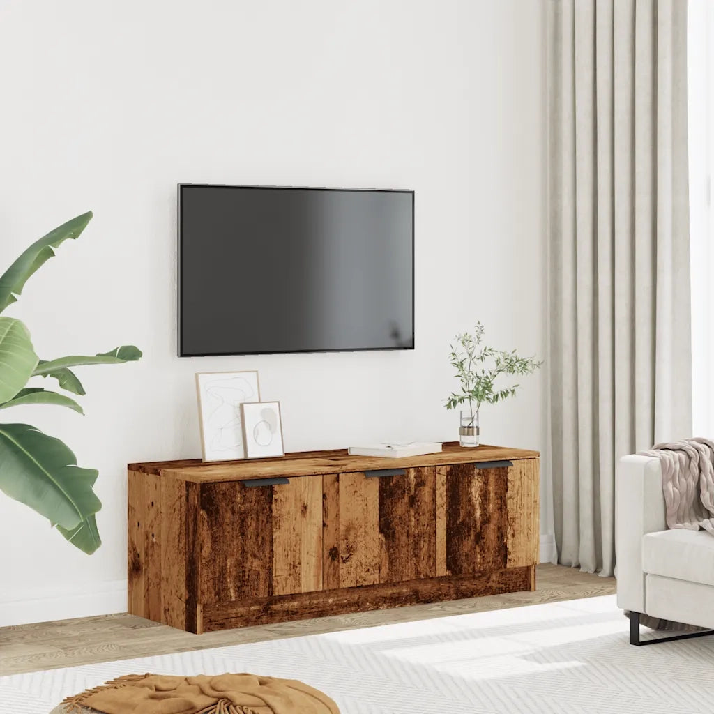 vidaXL Mobile Porta TV Legno Vecchio 102x35x36,5 cm Legno Multistrato