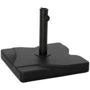 Sostegno per ombrellone 20 kg ¨C zephmum ¨C per asta 32/38/48 mm cemento 41.5x41.5 nero
