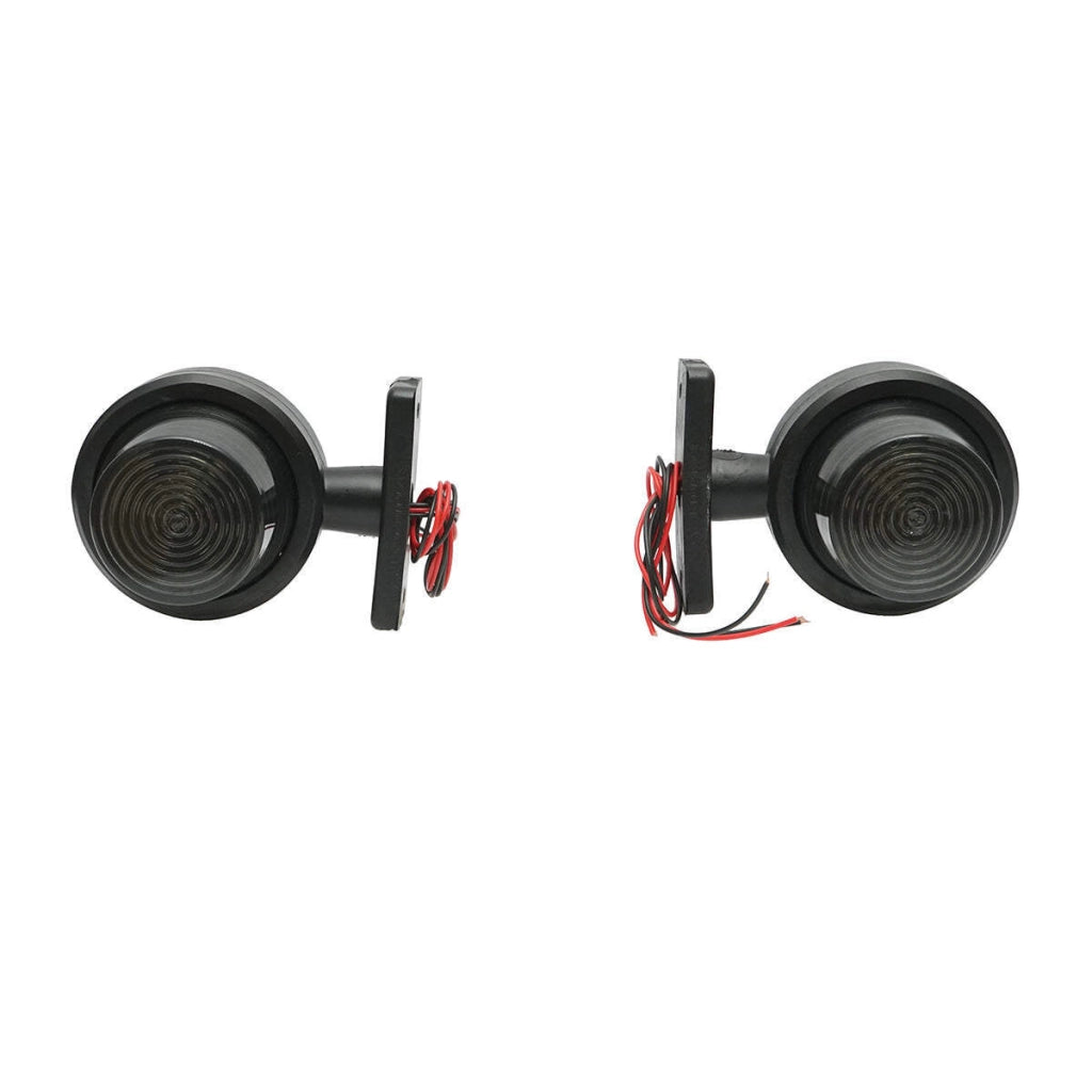 Lampada laterale  con LED fumurio, 12-24V, rosso-bianco, Breckner Germany, modello FR0117