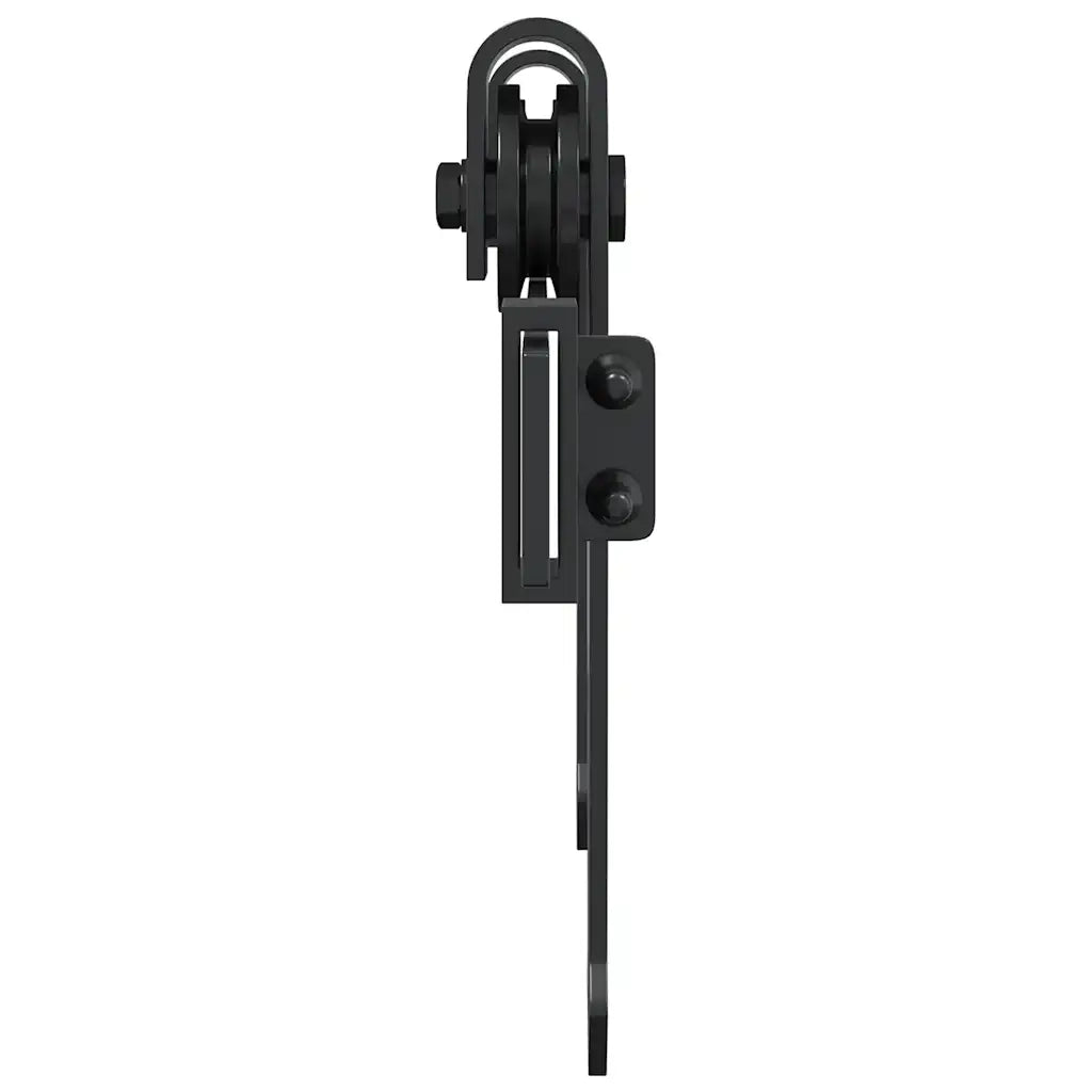 vidaXL Kit Anta Scorrevole Armadio in Acciaio al Carbonio 113 cm
