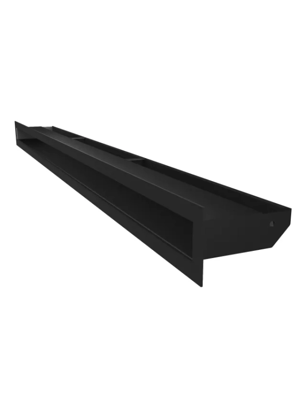 Griglia di ventilazione per camino Nera- Loft 60x1000