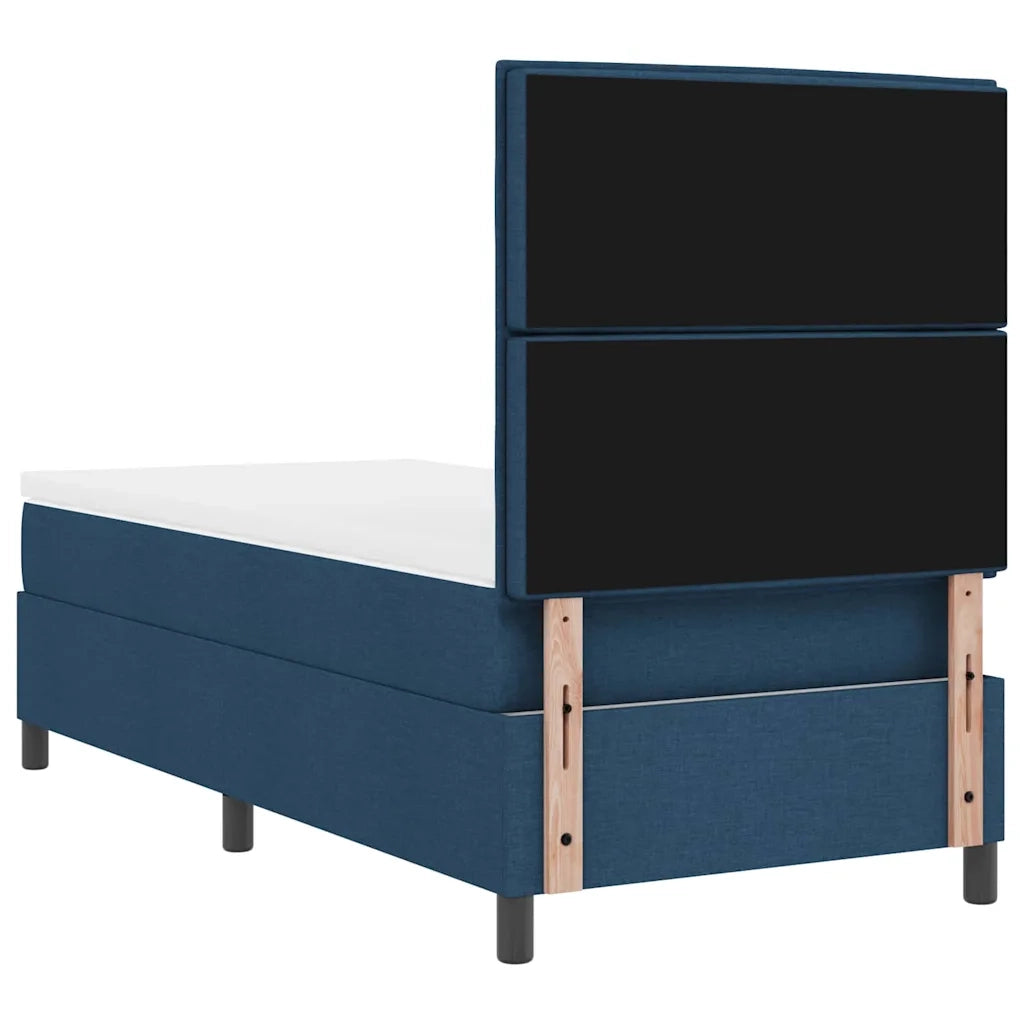 Letto a molle con materasso con led Blu 100 x 200 cm Tessuto 3342773