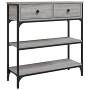 Tavolino Consolle | Tavolo d'Ingresso Grigio Sonoma 72,5x25x75 cm Legno Multistrato