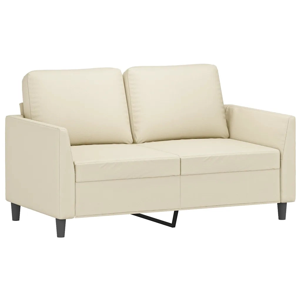 Divano a 2 Posti Crema 120 cm in Similpellecod mxl 131581