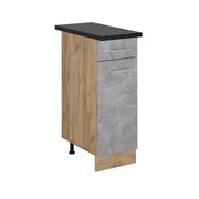 Vicco Mobiletto base per cucina Calcestruzzo 30 cm , PL Antracite