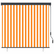 Tenda a rullo | Tenda avvolgibile Bianco e Arancione 180 x 250 cm