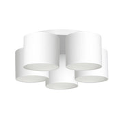 Plafoniera bianca Arden 5 paralumi 5xE27 15W Luminex
