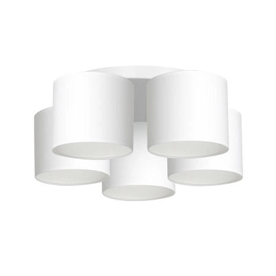 Plafoniera bianca Arden 5 paralumi 5xE27 15W Luminex