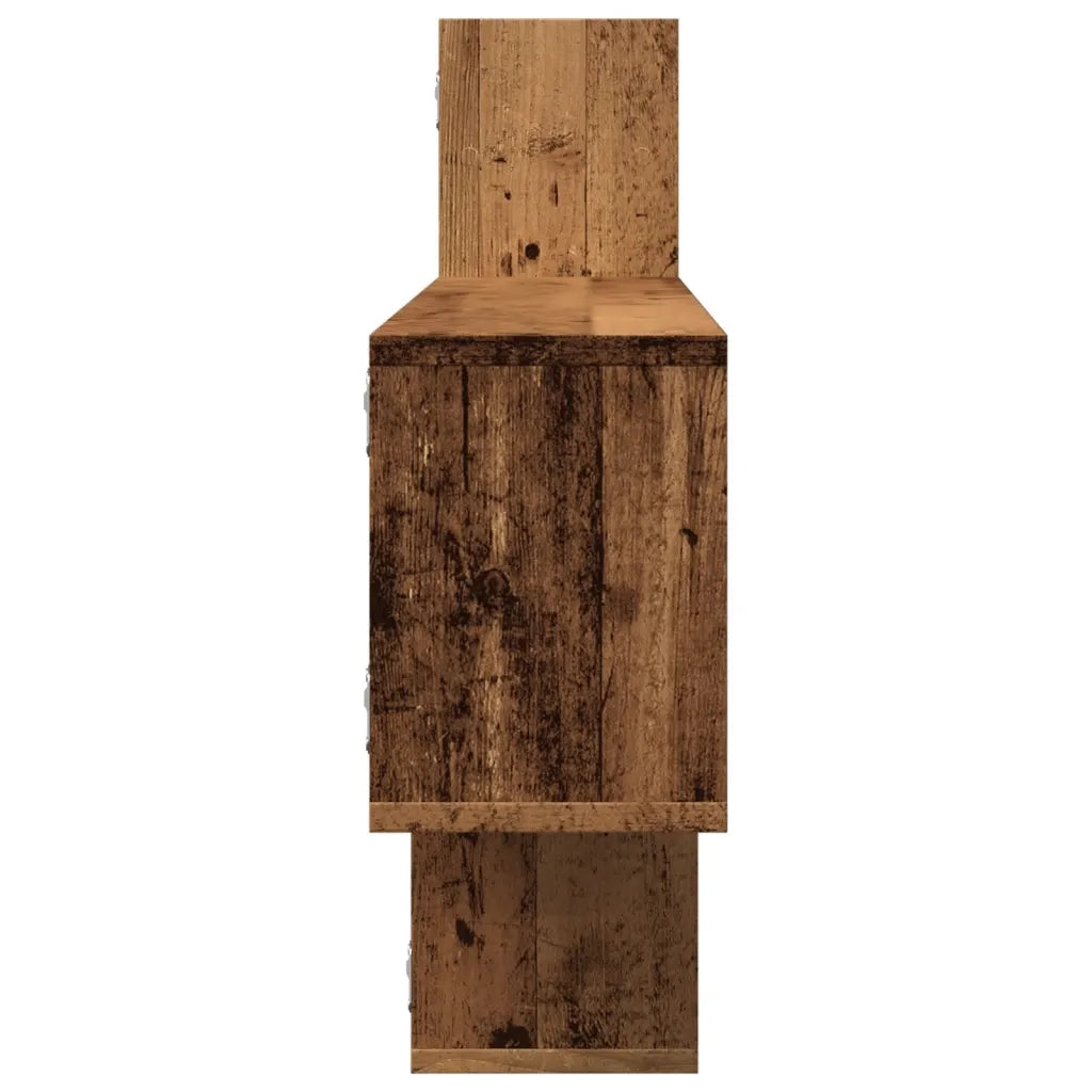 vidaXL Mensola a Parete Legno Antico 167,5x18x68 cm in Truciolato