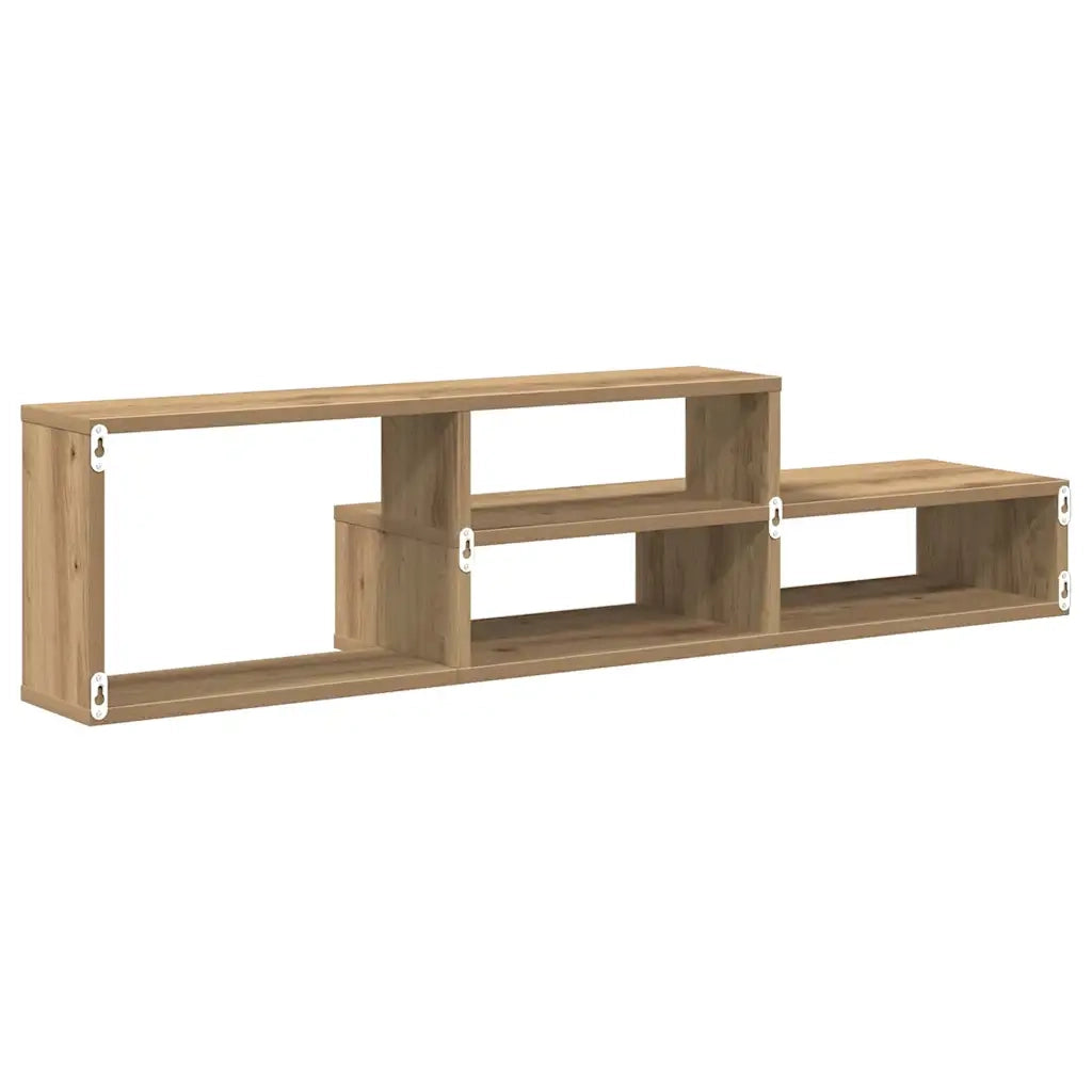 Supporto per TV aparete-Mensole a Muro 120x25x28,5cm Legno multistrato 110492