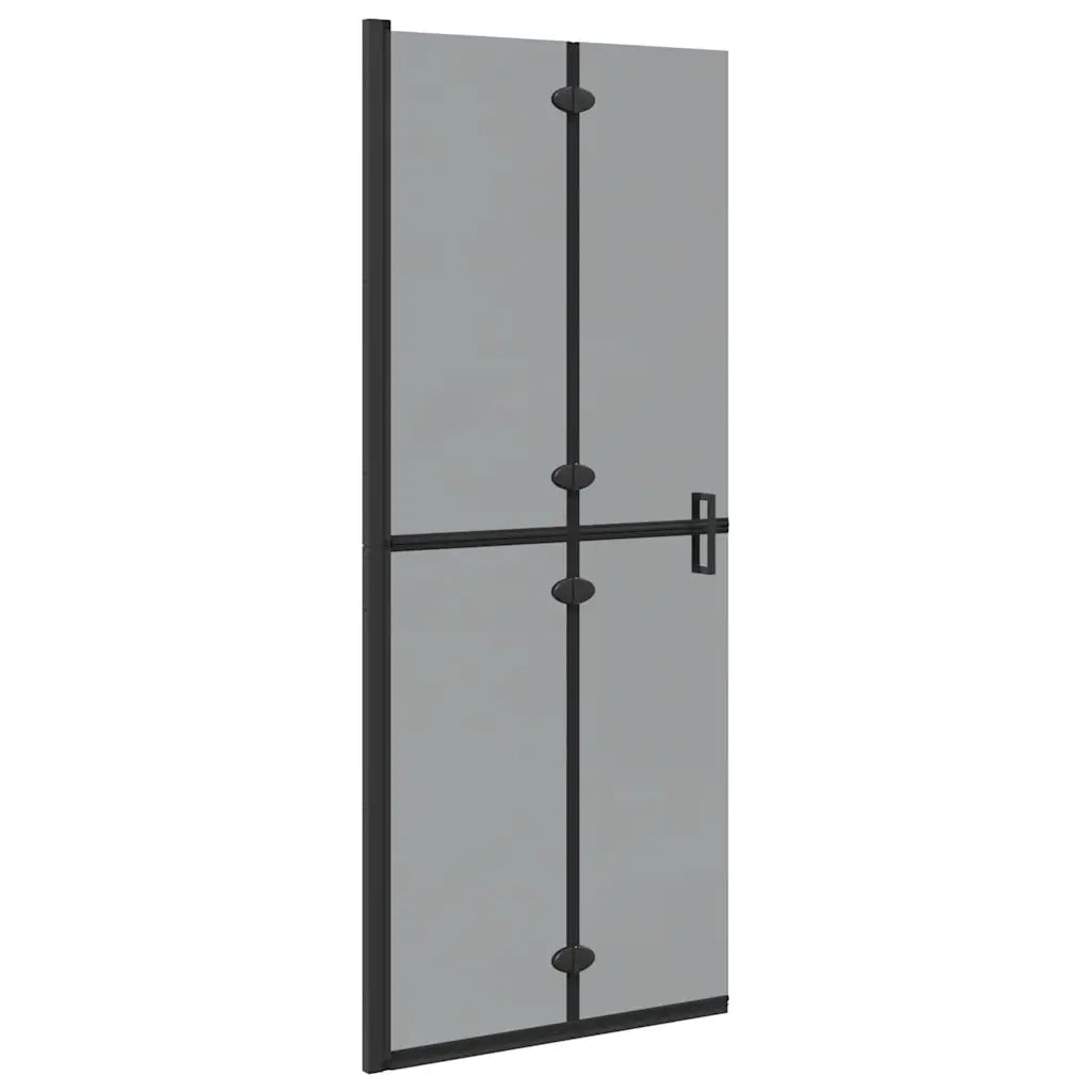 Parete doccia walk-in Nero 80 x 6,5 x 190 cm CFW1884827