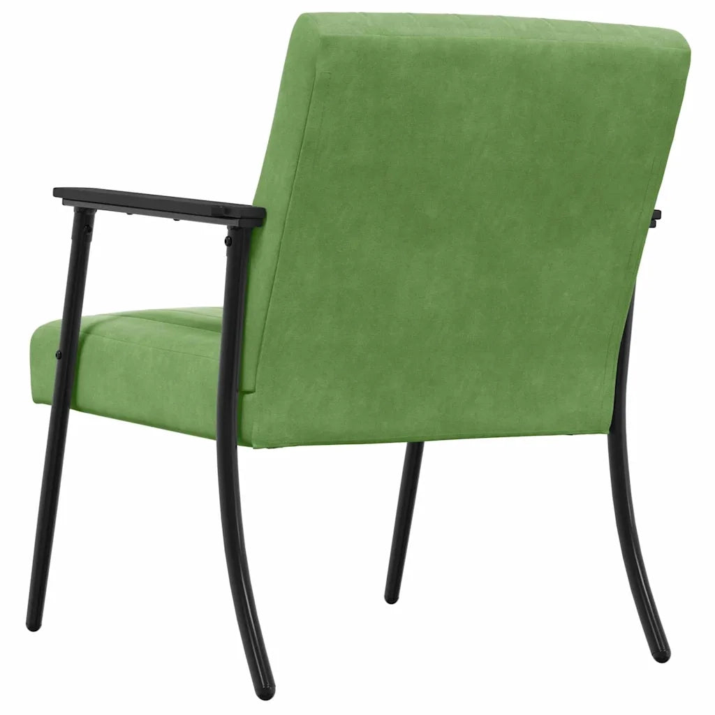 poltrona Verde chiaro 59 x 75 x 78 cm Velluto 42017682