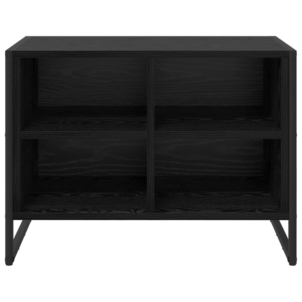 Mobile per scarpe Rovere Nero 60 x 35 x 44 cm Legno multistrato 886456
