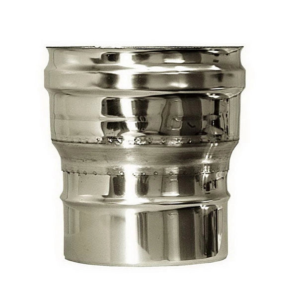 Raccordo caldaia canna fumaria DN 80 tubo acciaio inox 316