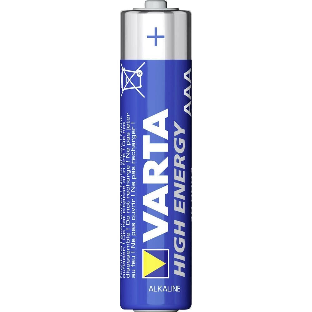 Blister 4 batterie ministilo VARTA high energy alcalina LR03 1,5V