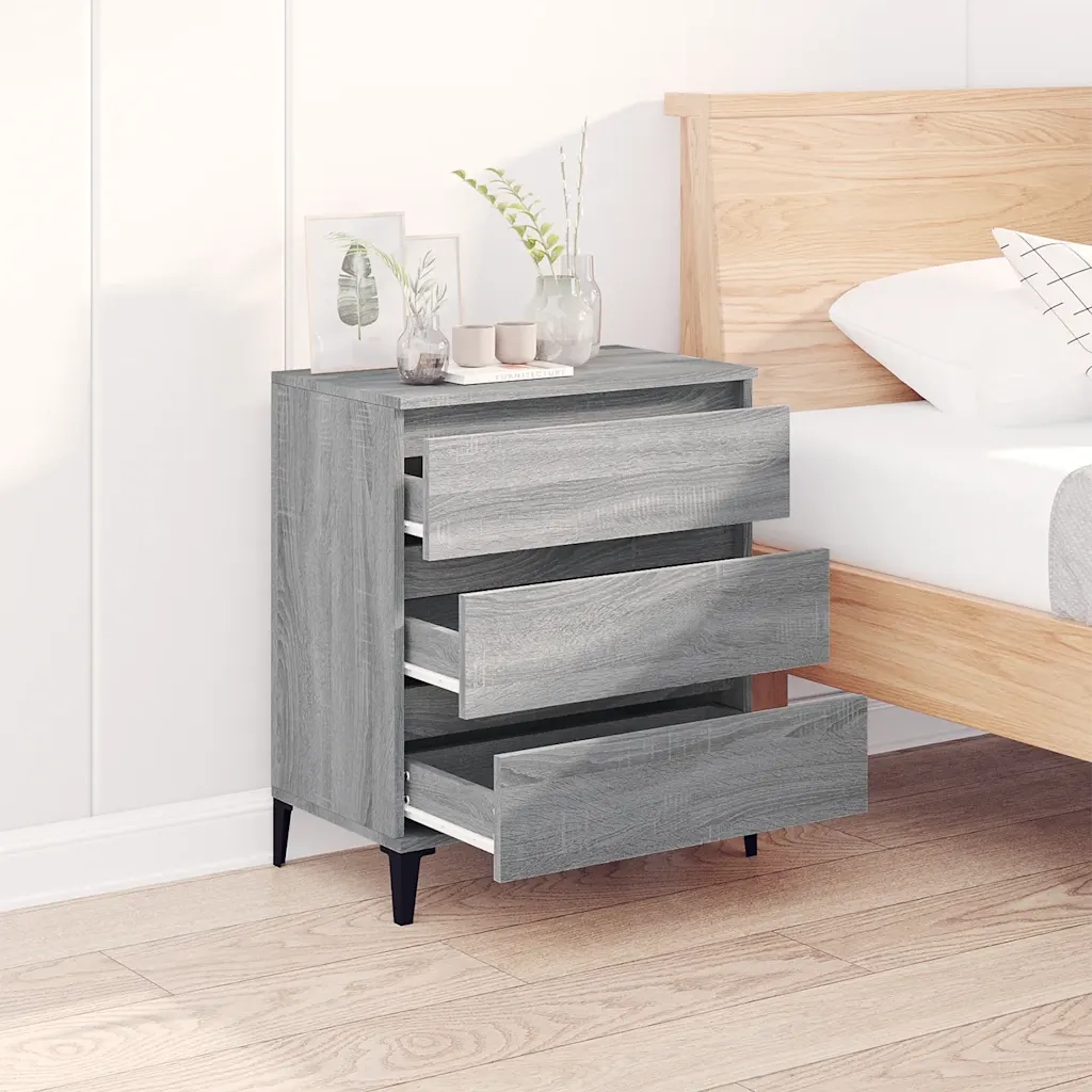 Credenza Grigio Sonoma 60x35x70 cm in Legno Multistrato 823054