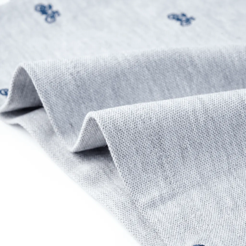 Polo per Bambini Grigio M¨¦lange 128