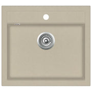 Lavello da cucina vasca singola 56,5 x 51 cm granito beige 02_0002347