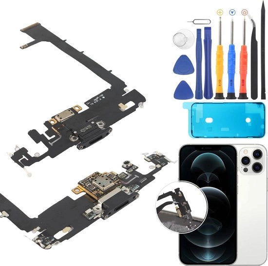 Compatibile caricatore USB per iPhone 11 Pro Max - connettore flexibile per porta di ricarica - sostituzione.