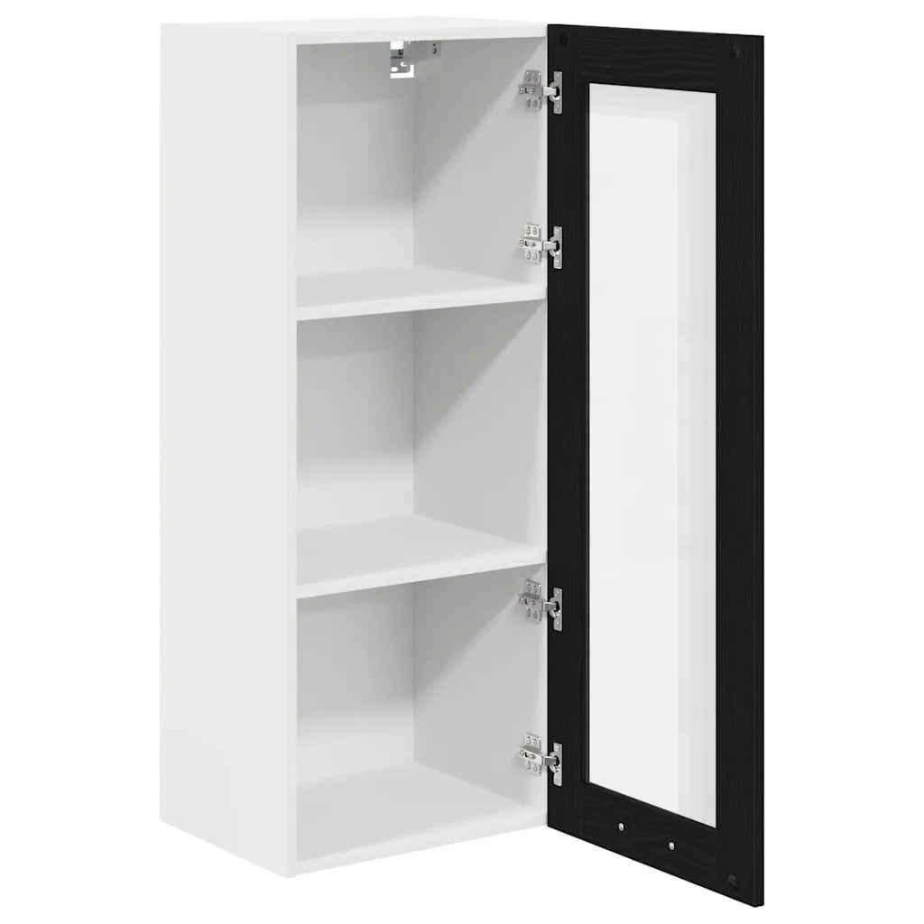 Armadio pensile Rovere Nero 40 x 31 x 100 cm Legno multistrato 884379