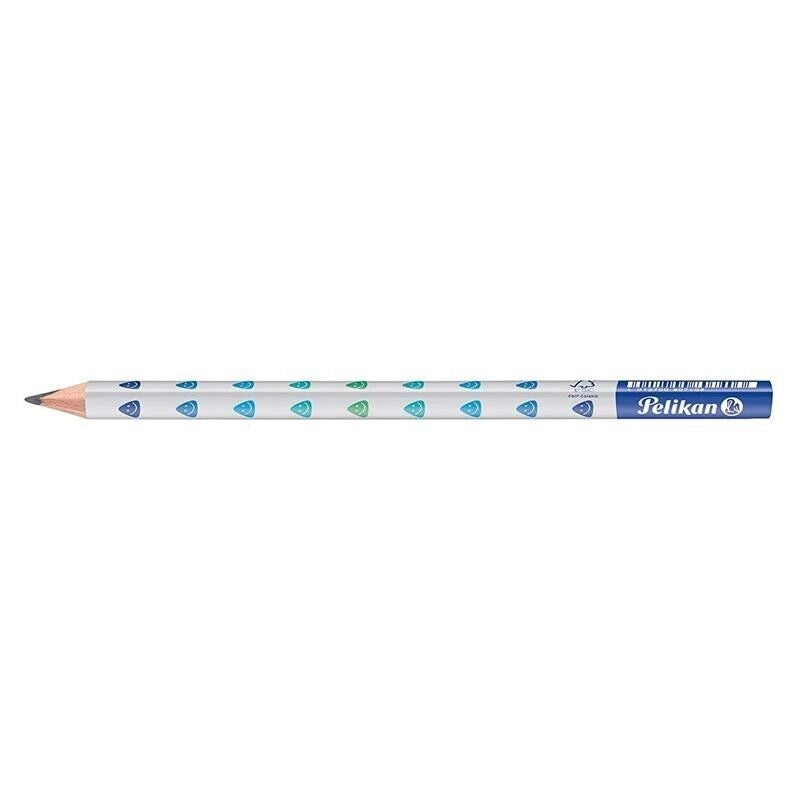 2 MATITE GRAFITE JUMBO A SEZIONE TRIANGOLARE MINA MORBIDA B SISTEMA BREAKPROOF
