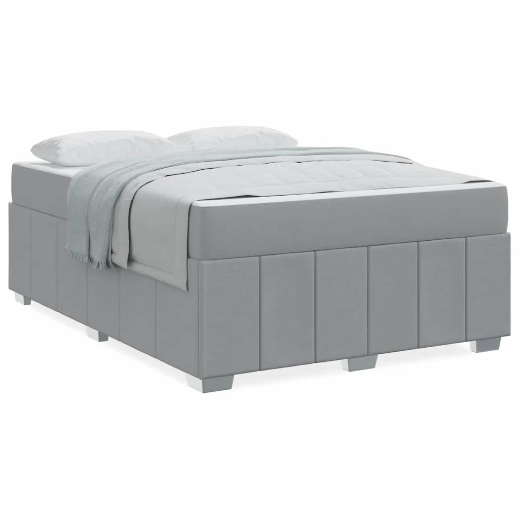 vidaXL Struttura del letto Grigio chiaro 140 x 200 cm Tessuto