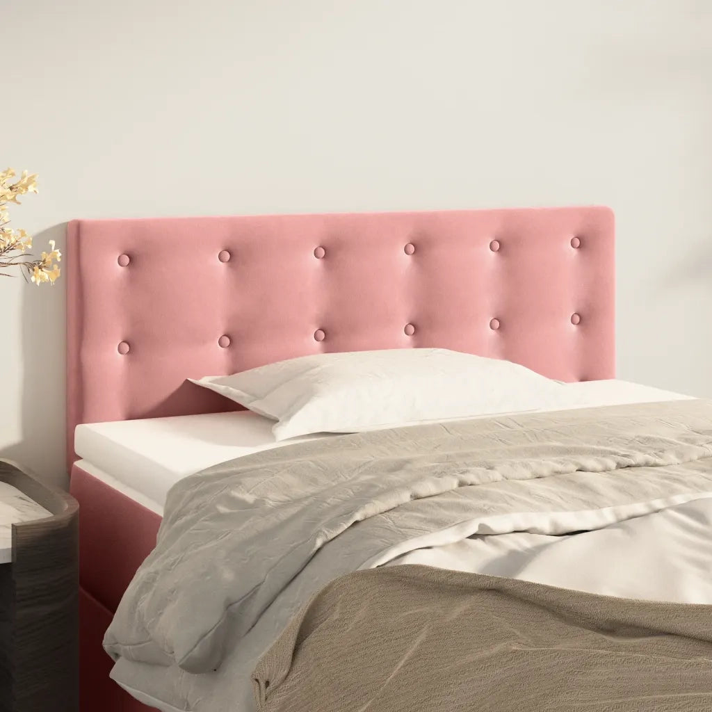 Testiera | Testata Rosa 90x5x78/88 cm in Tessuto