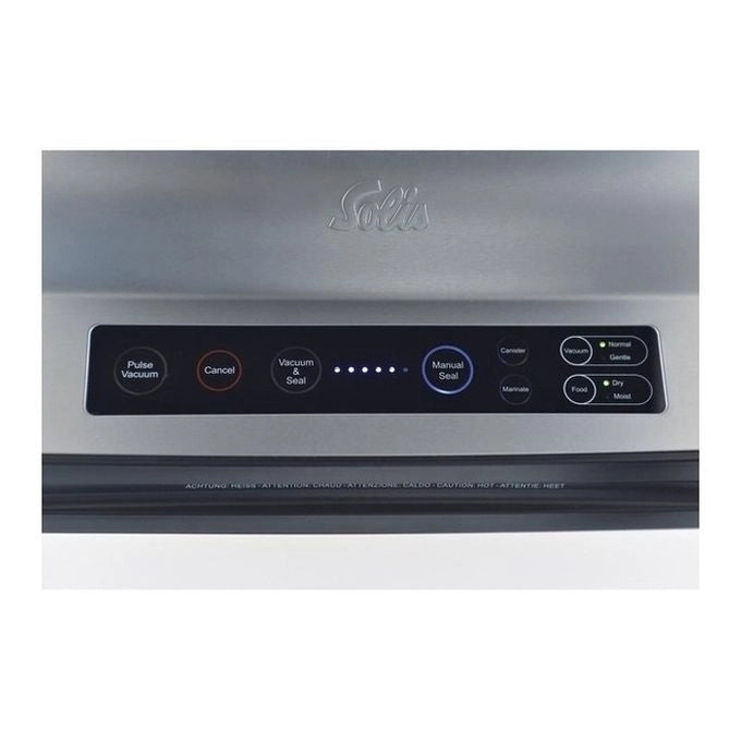 Solis Vac Prestige macchina per sottovuoto 800 mbar Nero, Acciaio inossidabile
