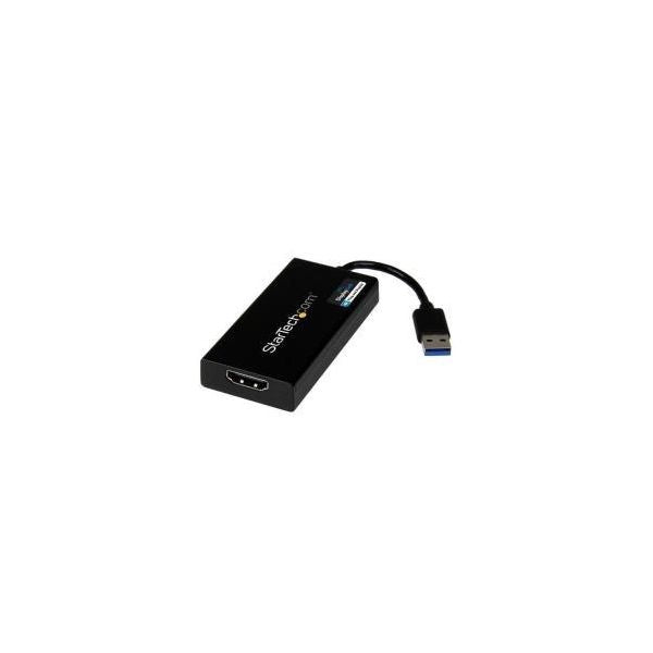 Startech.com adattatore da usb 3.0 a hdmi - 4k 30hz ultra hd - certificato displaylink - convertitore per monitor da usb type-a a hdmi - video esterno e scheda grafica - mac e windows - USB32HD4K