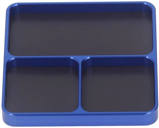Oggetto di Magazzinaggio Magnetico in Alluminio con Antiscivolo - Organizzatore di Attrezzi - Sostenibile - Facile da Pulire - Adatto per Casa, Ufficio e Fai da Te