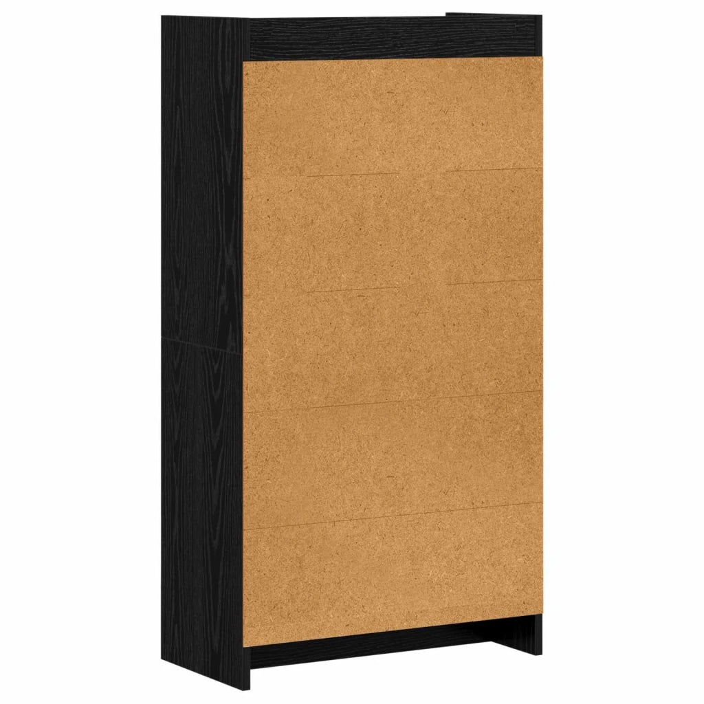 Libreria Rovere Nero 59 x 30 x 111 cm Legno ingegnerizzato 8011284