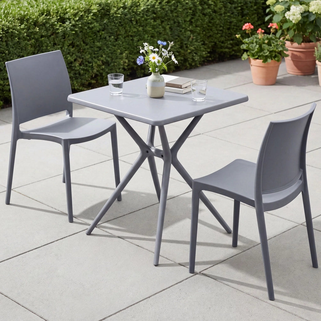 Set di mobili da giardino Amino con 2 sedie 4